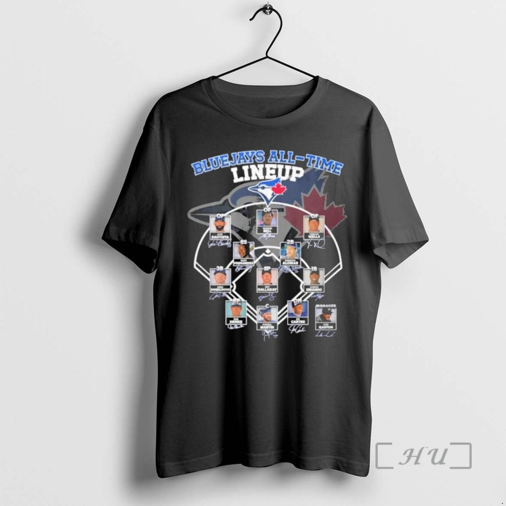Officials Toronto Blue Jays All Time Lineup Players T Shirt Sweater