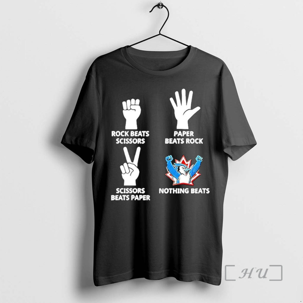 Officials Toronto Blue Jays Nothing Beats Rock Paper Scissors Seagullwear T Shirt Sweater