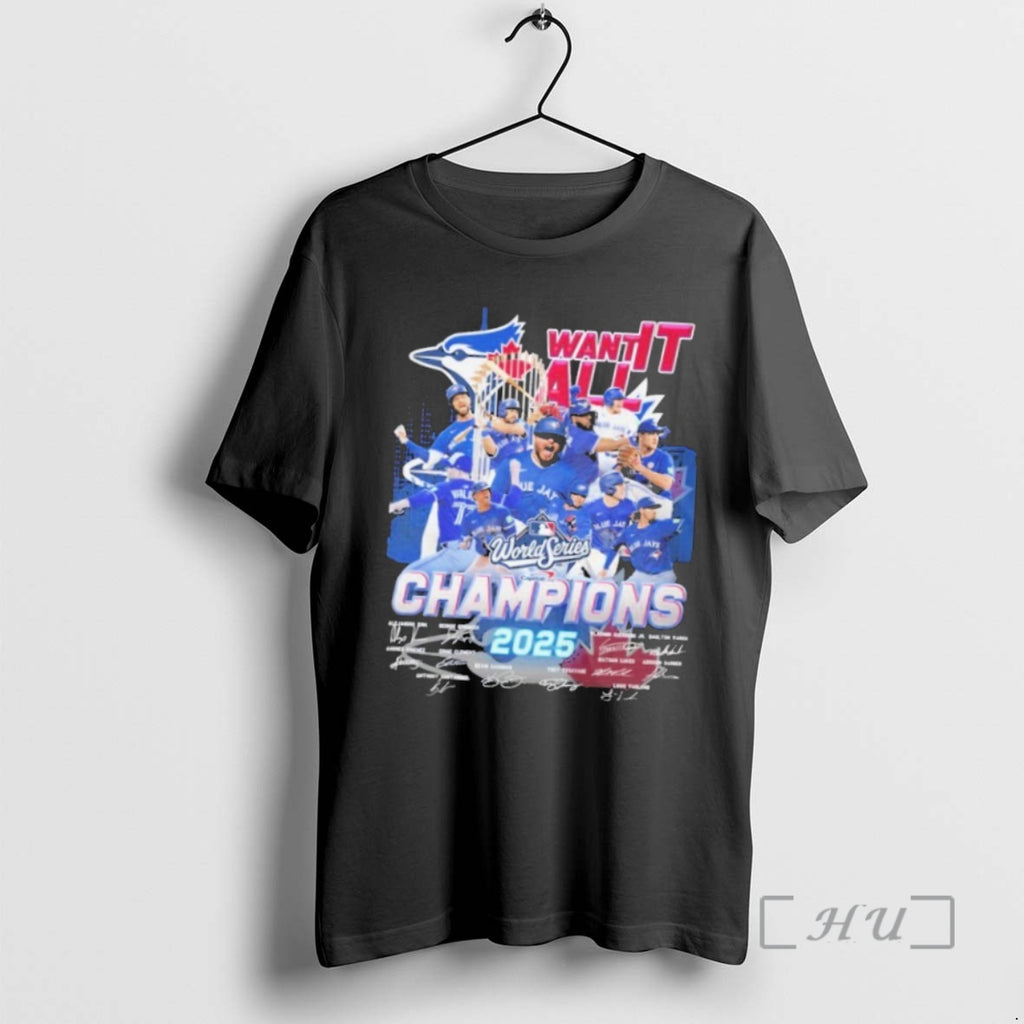 Officials Want It All Player Champions Signature 2025 T Shirt Sweater
