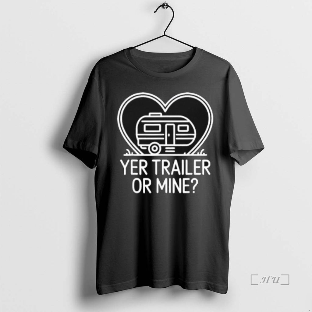 Officials Yer Trailer Or Mine Logo T Shirt Sweater