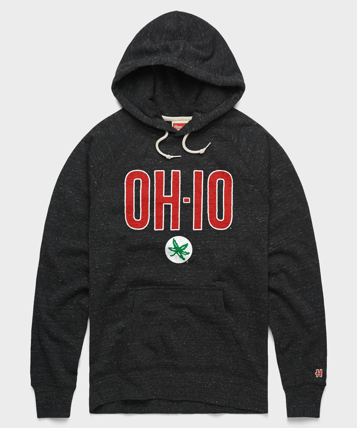 OH-IO Buckeye Leaf Hoodie