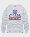 Oilers Football Crest Crewneck