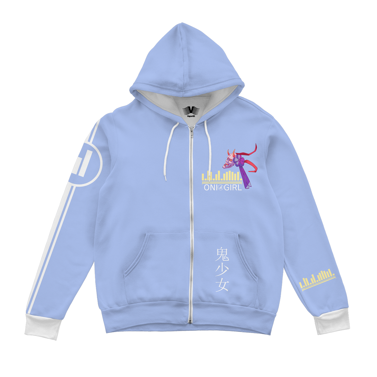 Oni Girl Zip Up Hoodie