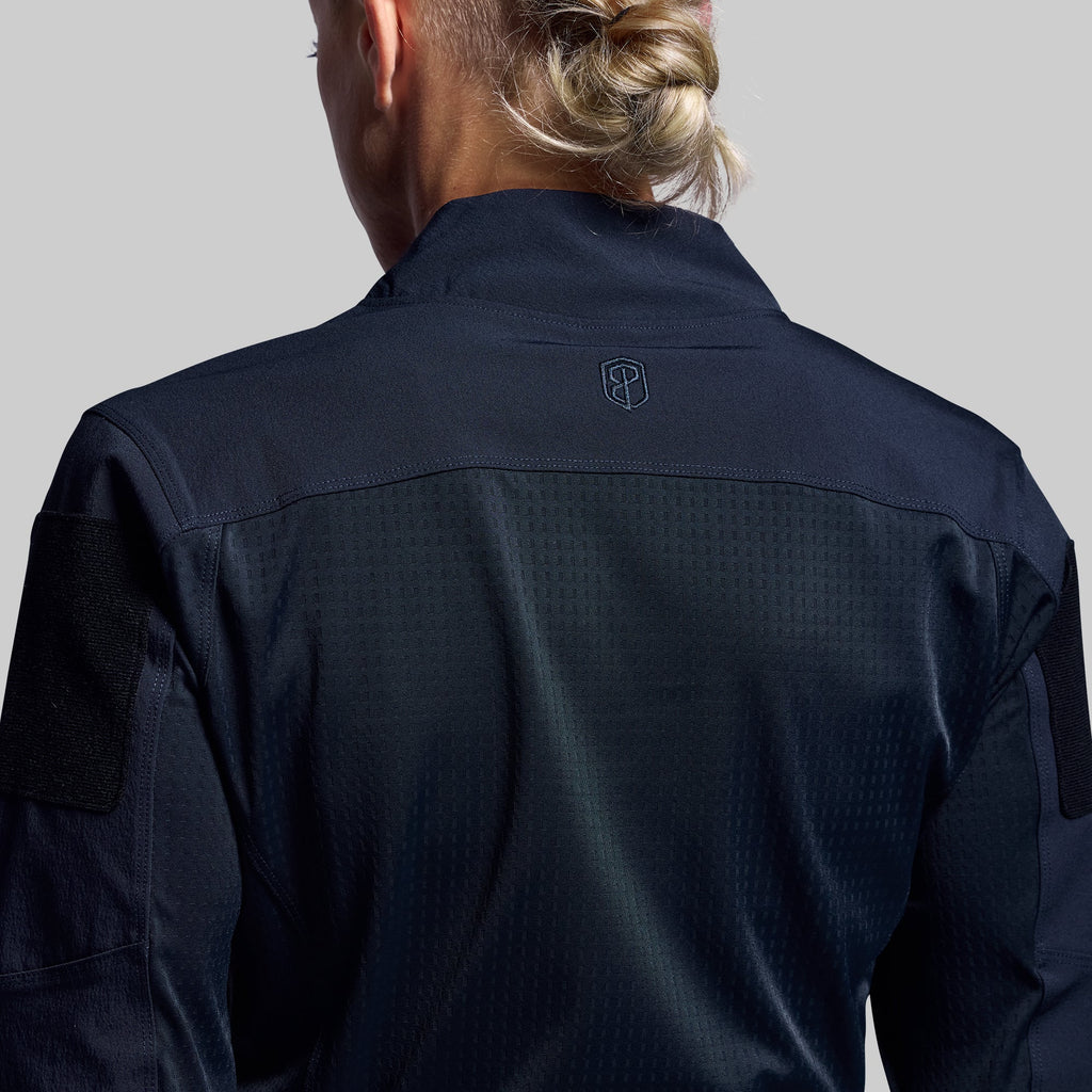 Women's Long Sleeve Op Top Pro (Police Blue)