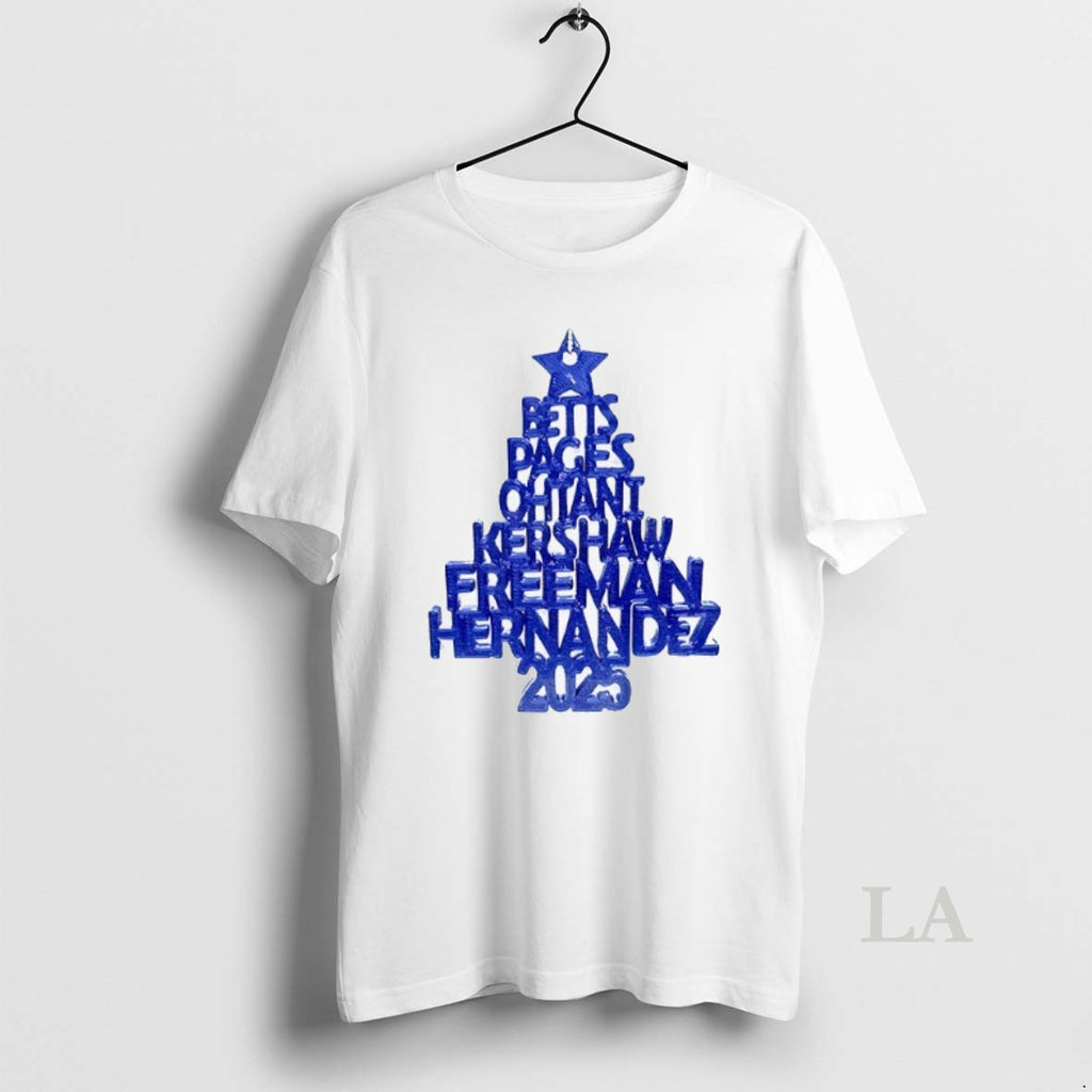 Original 2025 Toronto Blue Jays Christmas Tree Baseball Player
