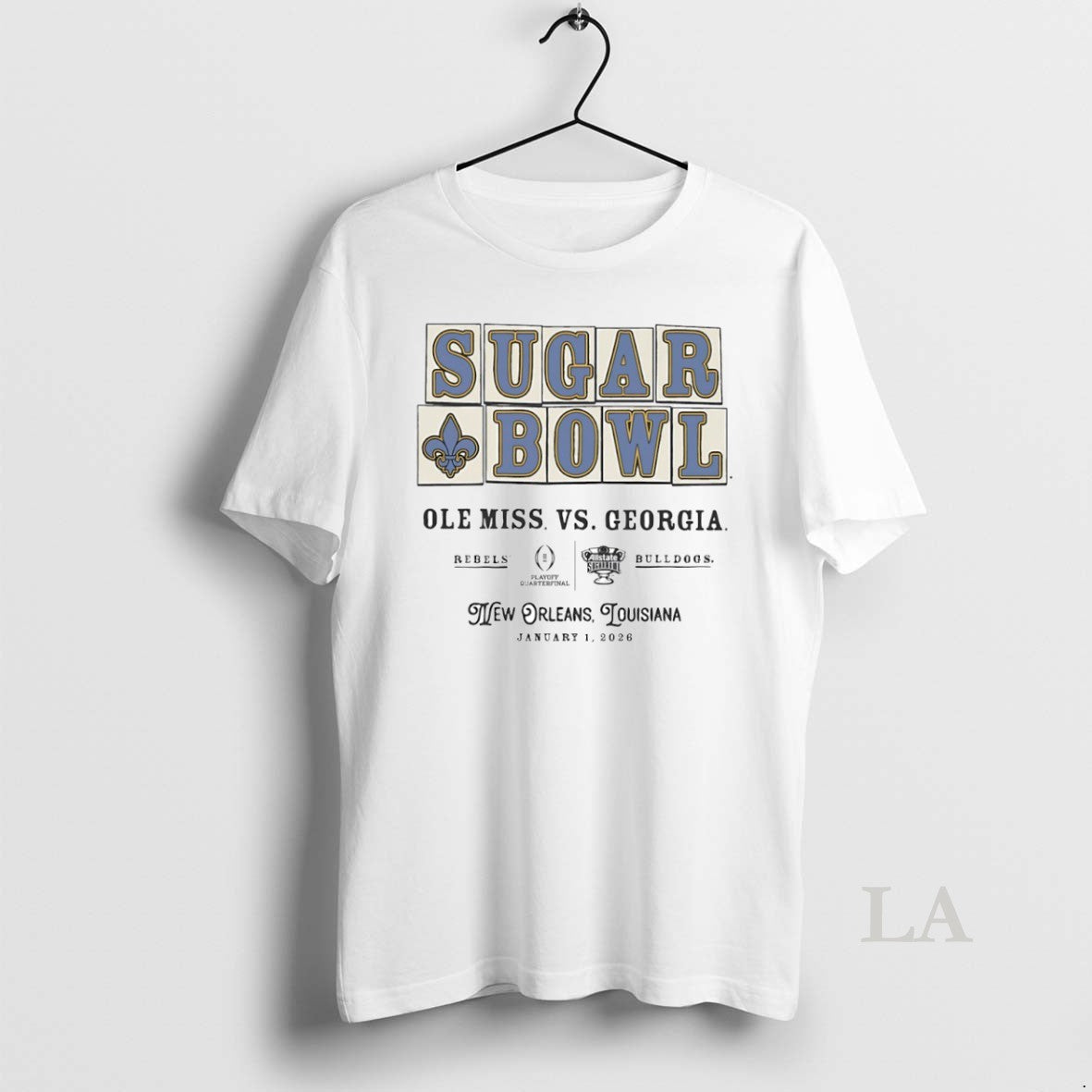 Original 2026 Allstate Sugar Bowl Georgia Bulldogs Vs Ole Miss Rebels New Orleans Circle