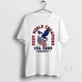 Original 2026 World Champions Usa Owns Hockey Eagle