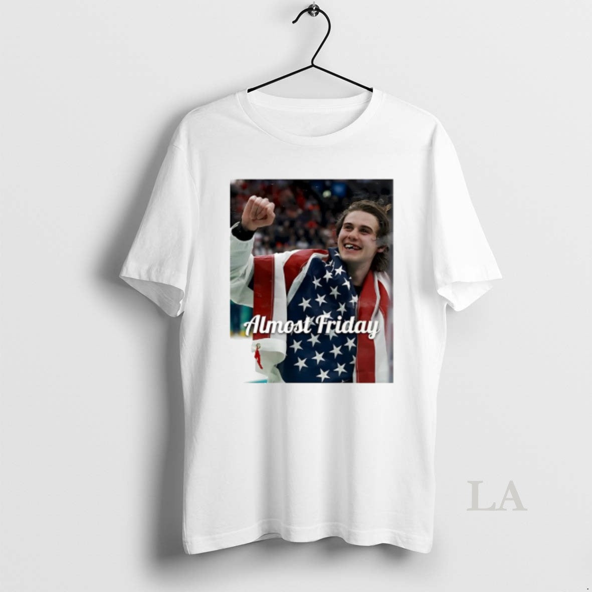 Original Almost Friday Jack Hughes Usa Hockey Winner