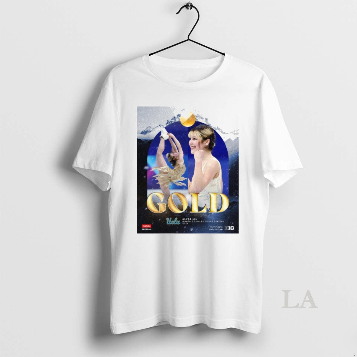Original Alysa Liu Womens Singles Figure Skating Ucla Gold Medals