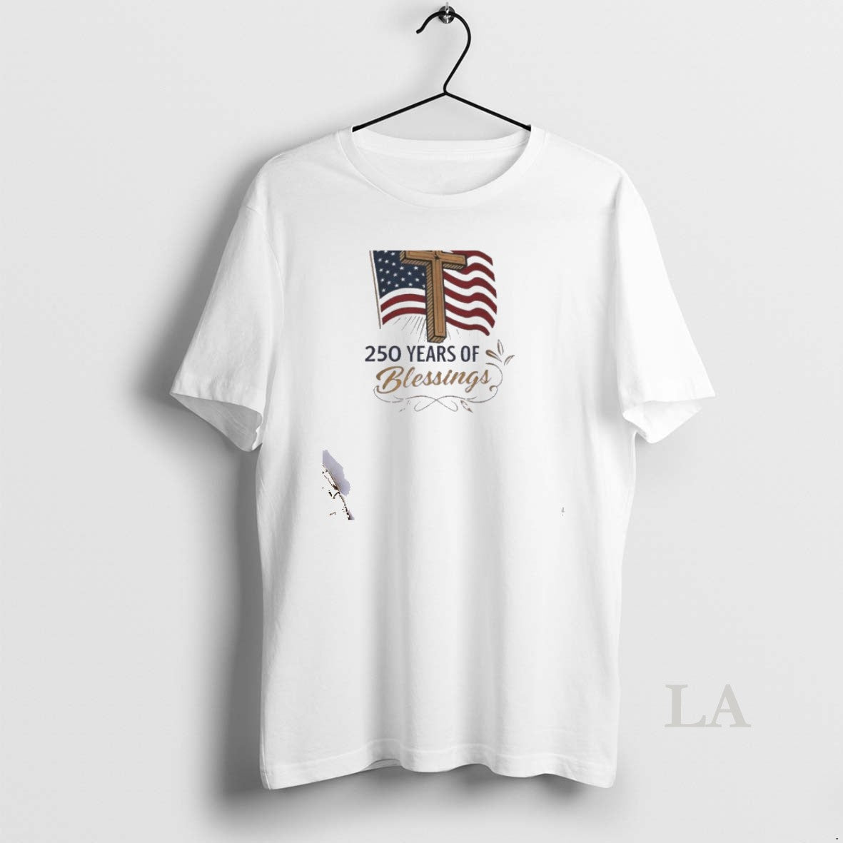 Original America 250 Years Of Blessings One Nation Under God Flag Cross Patriotic