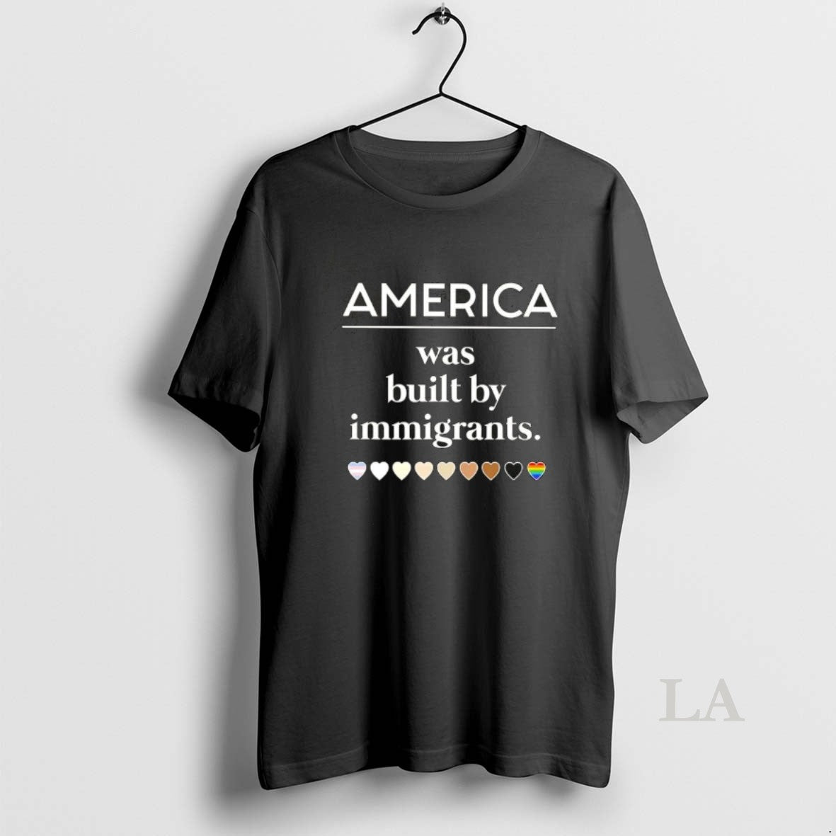 Original America Was Built By Immigrants Hearts