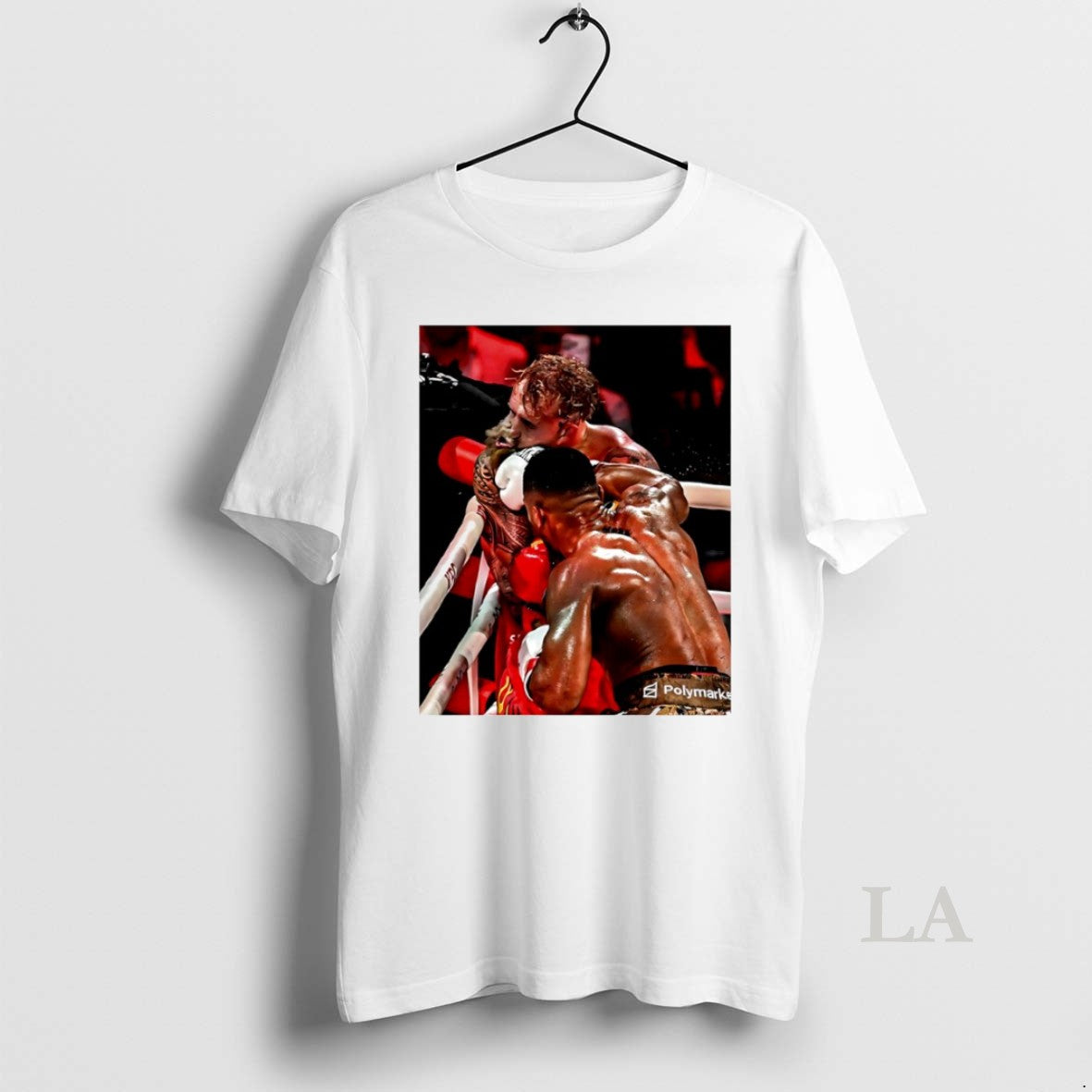 Original Anthony Joshua Ko Jake Paul Photo Circle