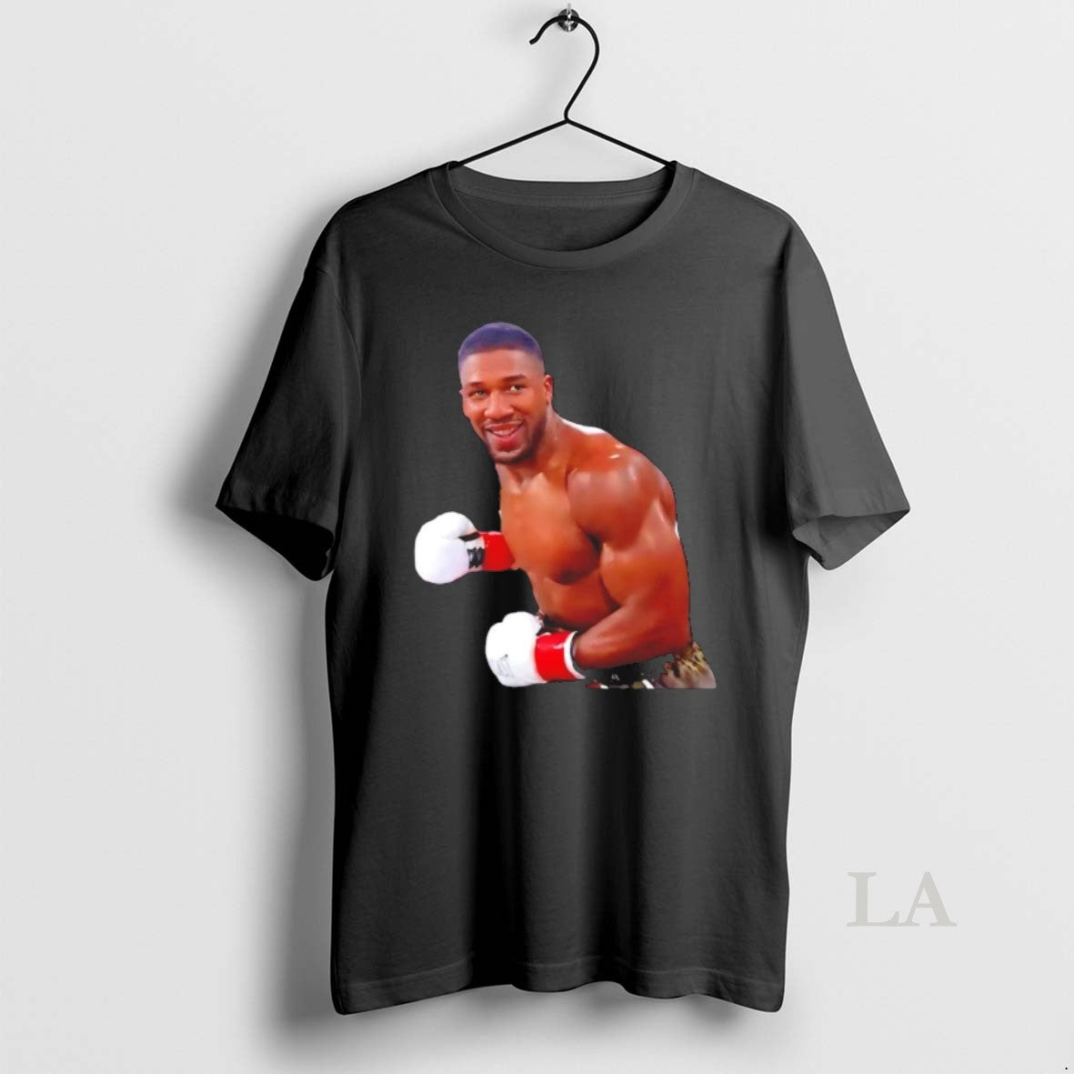 Original Anthony Joshua Smiling Before Knocking Out Jake Paul Image