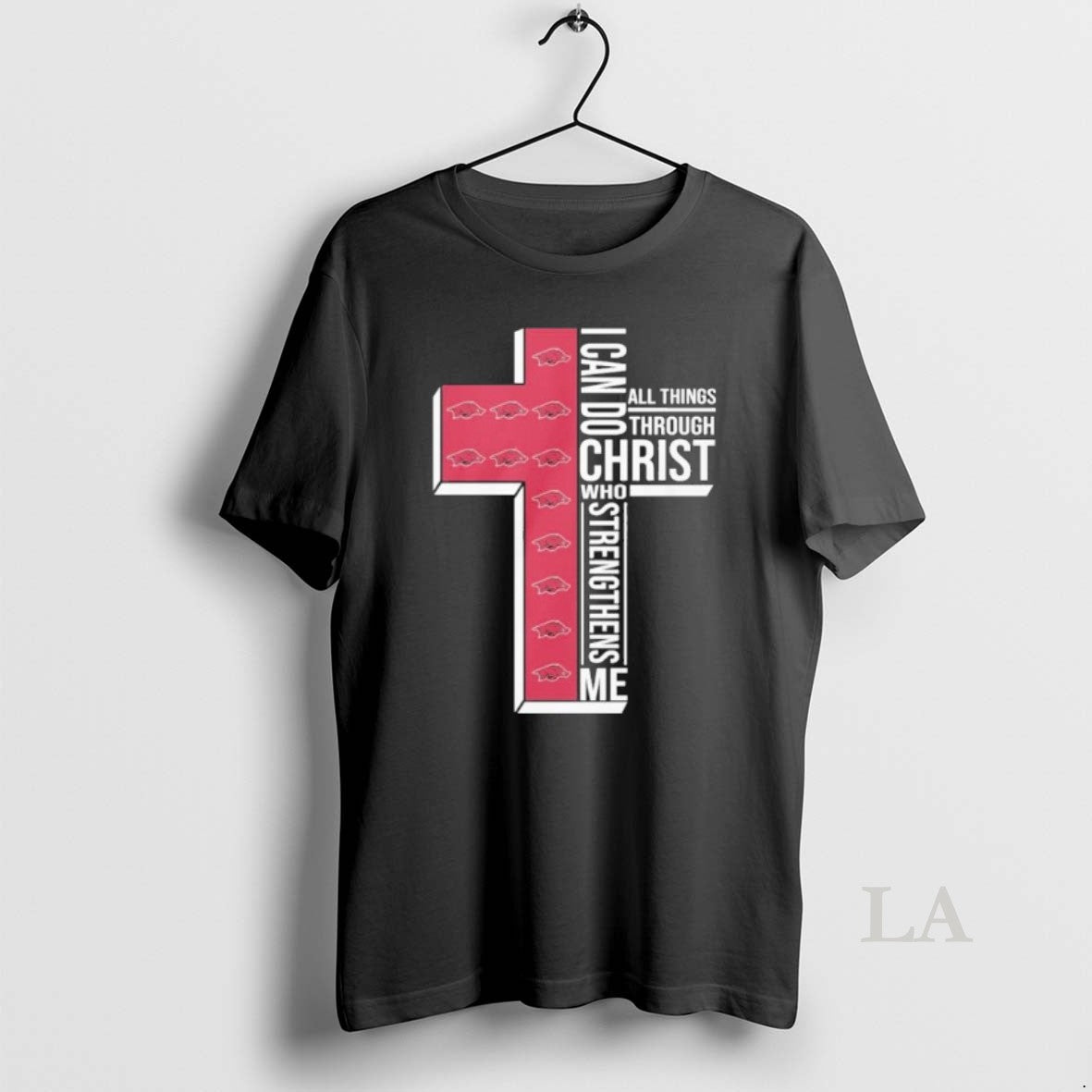 Original Arkansas Basketball Logo I Can Do All Things Through Christ Who Strengthens Me