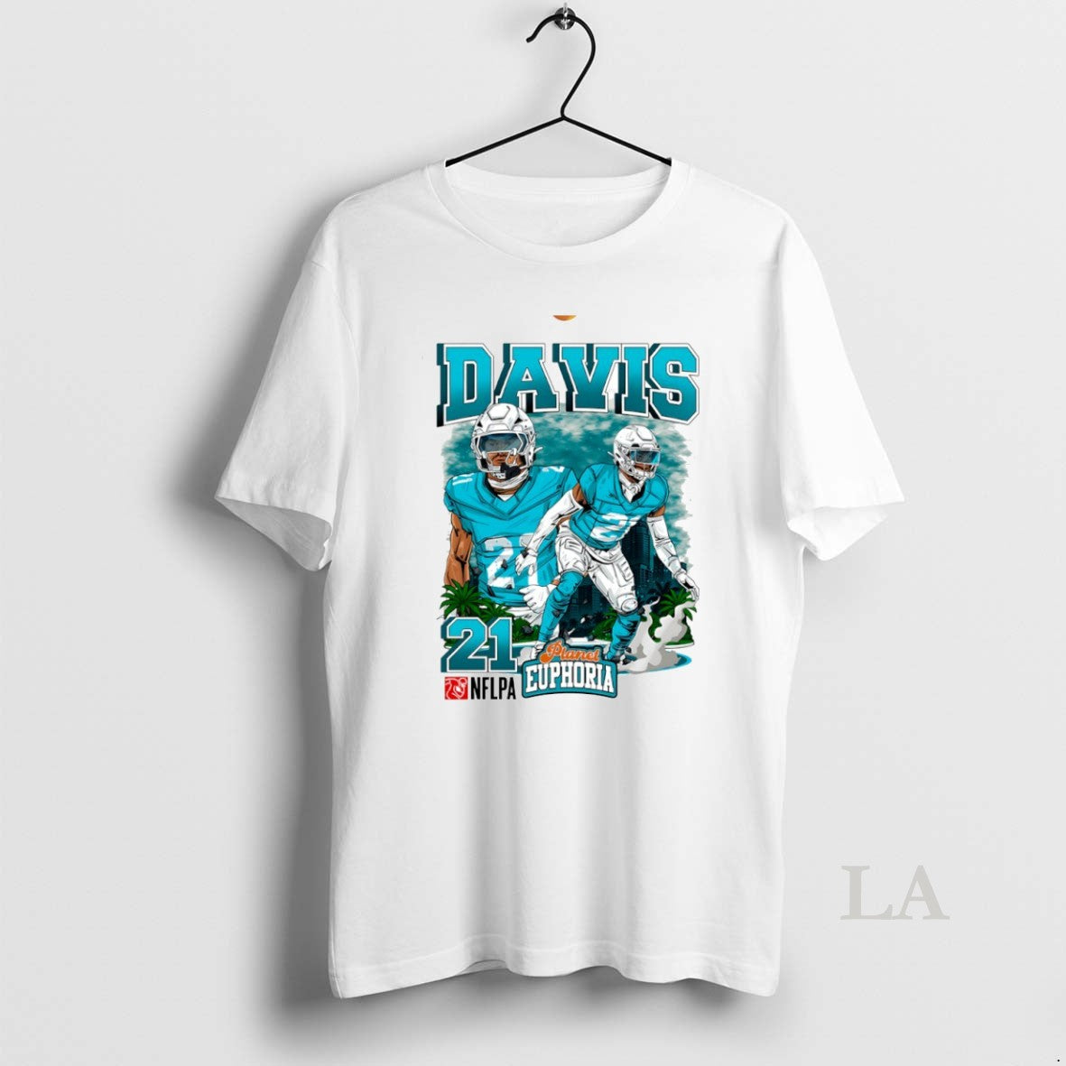 Original Ashtyn Davis 21 Miami Dolphins Football Comic Circle