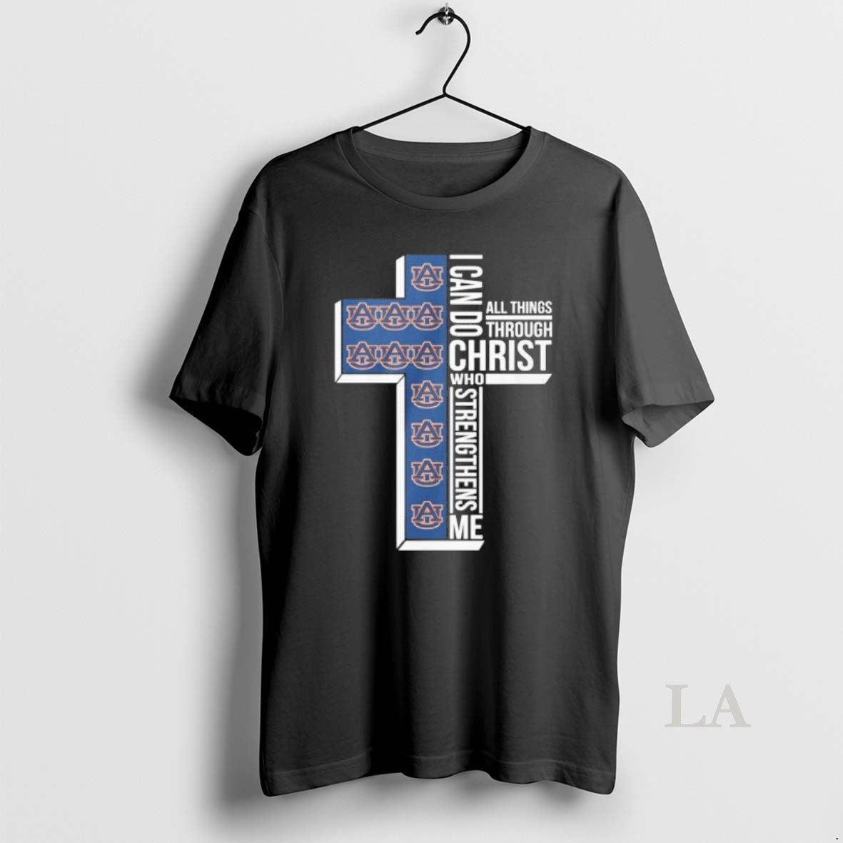 Original Auburn Basketball Logo I Can Do All Things Through Christ Who Strengthens Me