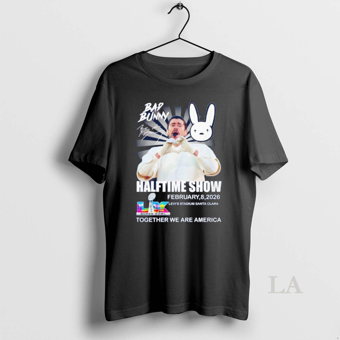 Original Bad Bunny Halftime Show Together We Are America Signature