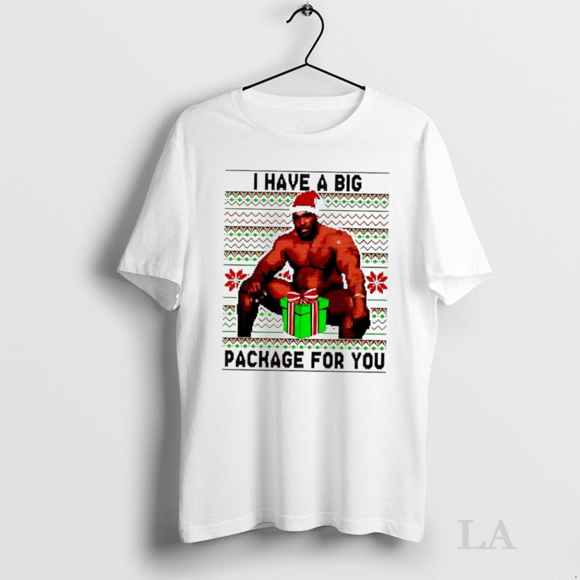 Original Barry Sitting I Have A Big Package Ugly Christmas Xmas For You