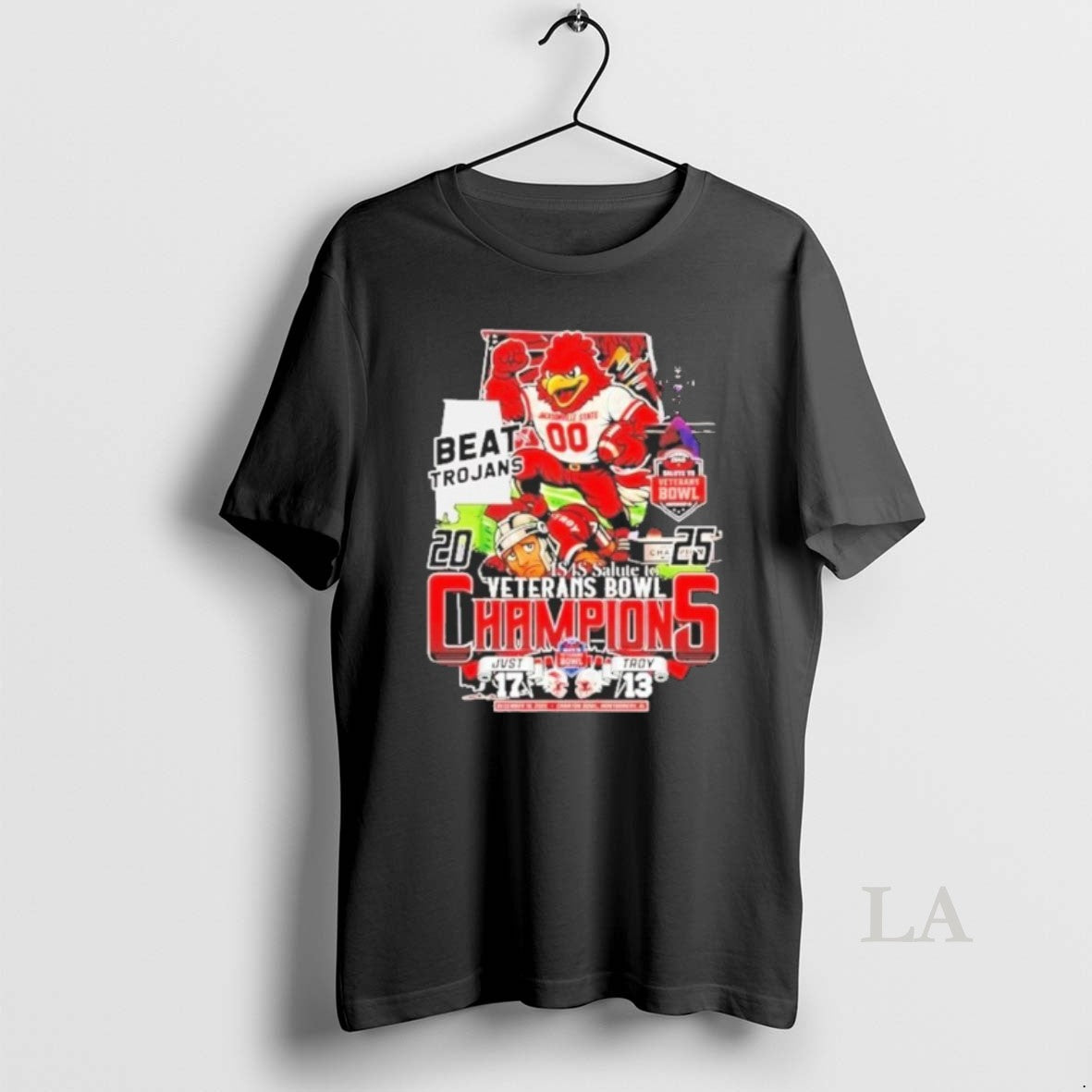Original Beat Trojans 2025 Veterans Bowl Champions Mascot