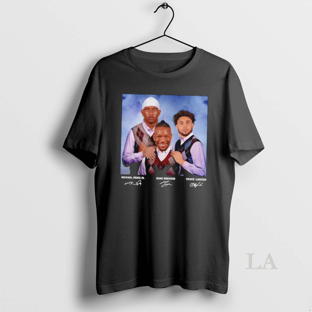 Original Bijan Robinson Michael Penix Jr Drake London Football Atlanta Step Brothers
