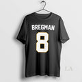 Original Bregman 8 Baseball Player Name And Number Custom