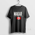 Original Cale Makar 8 Colorado Avalanche Canada Flag Elite