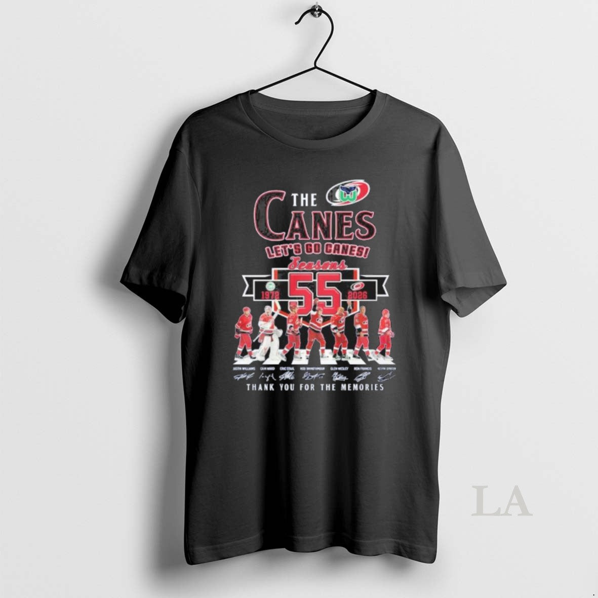Original Carolina Hurricanes Abbey Road 55 Seasons Lets Go Canes