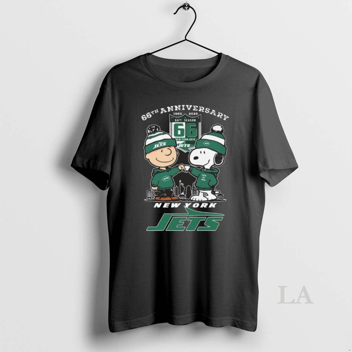 Original Charlie Brown And Snoopy X New York Jets 66th Anniversary 1960 2026
