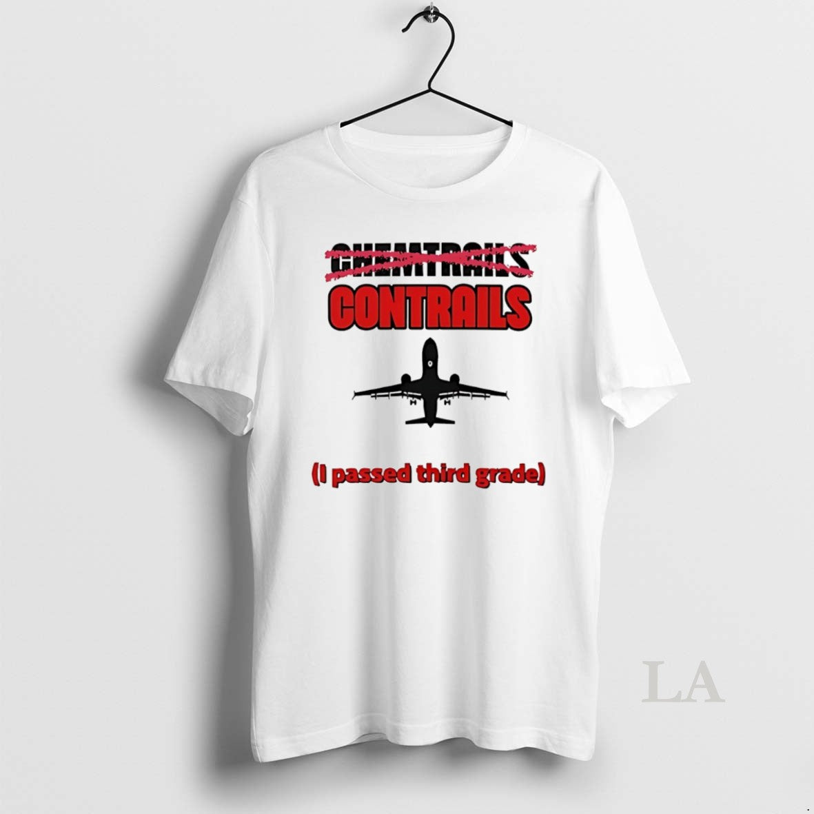 Original Chemtrails Contrails I Passed Third Grade Circle