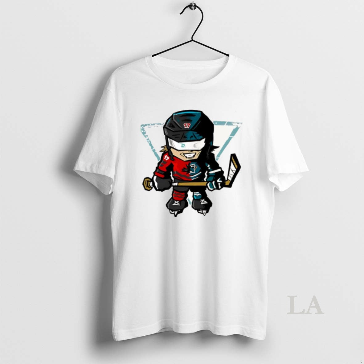 Original Chibi Hockey Player Team Canada San Jose Sharks