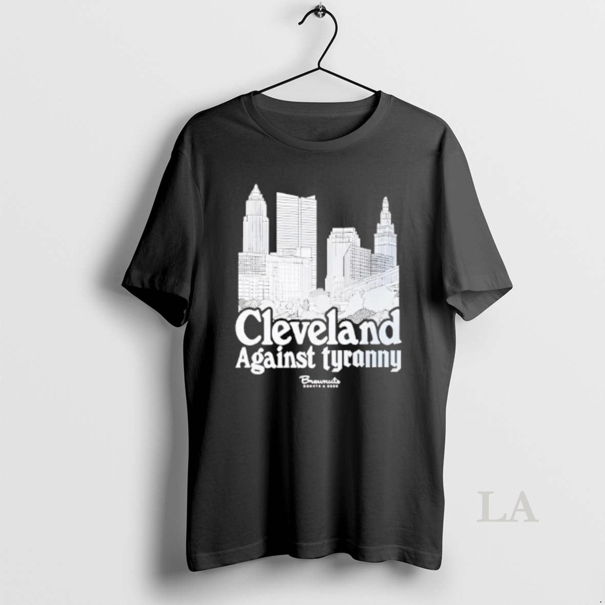 Original Cleveland Against Tyranny City Skyline Tower City Terminal Towers
