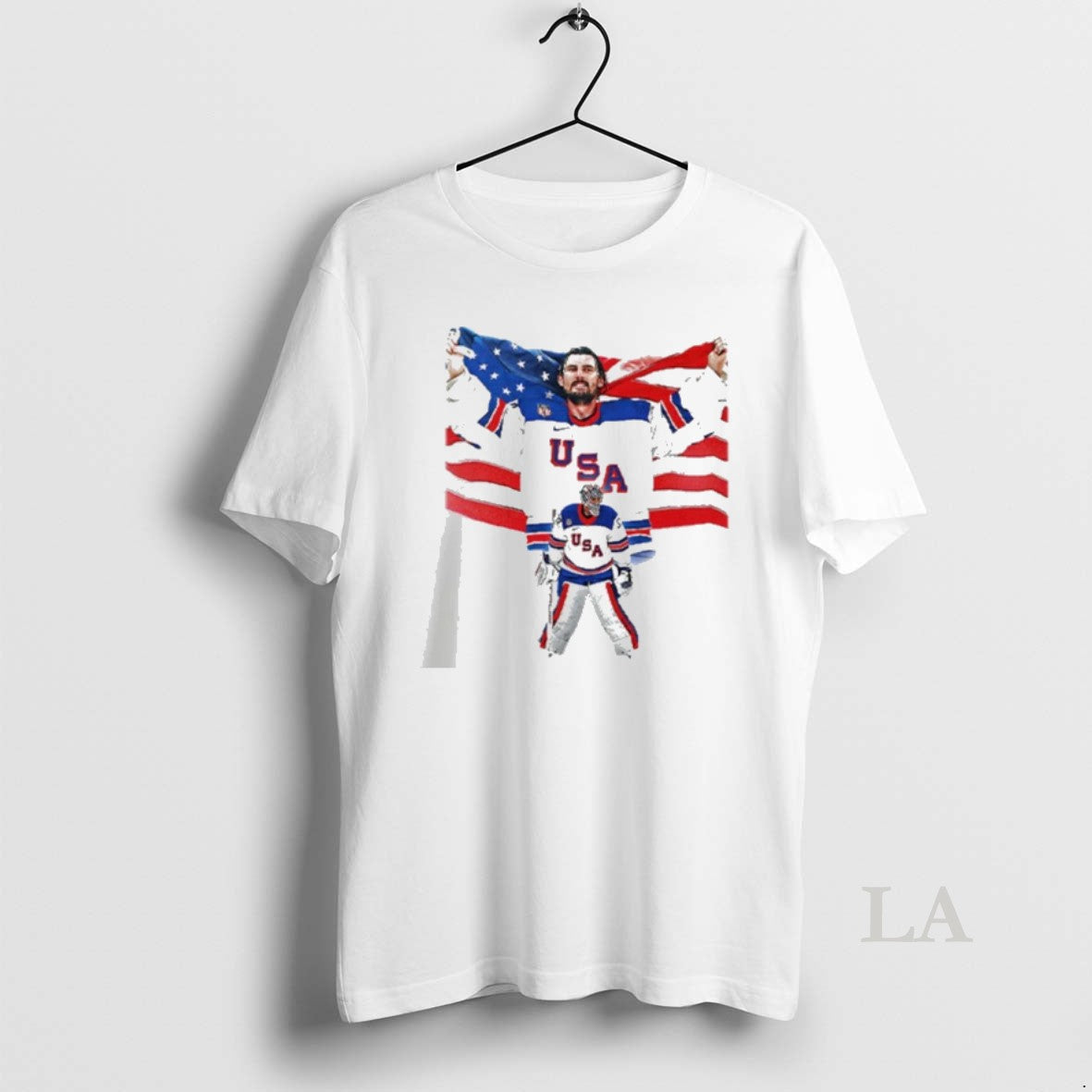 Original Connor Hellebuyck Usa Hockey Champions