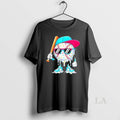 Original Cool Baseball Life Style Ice Cream Melting Drip Graphic