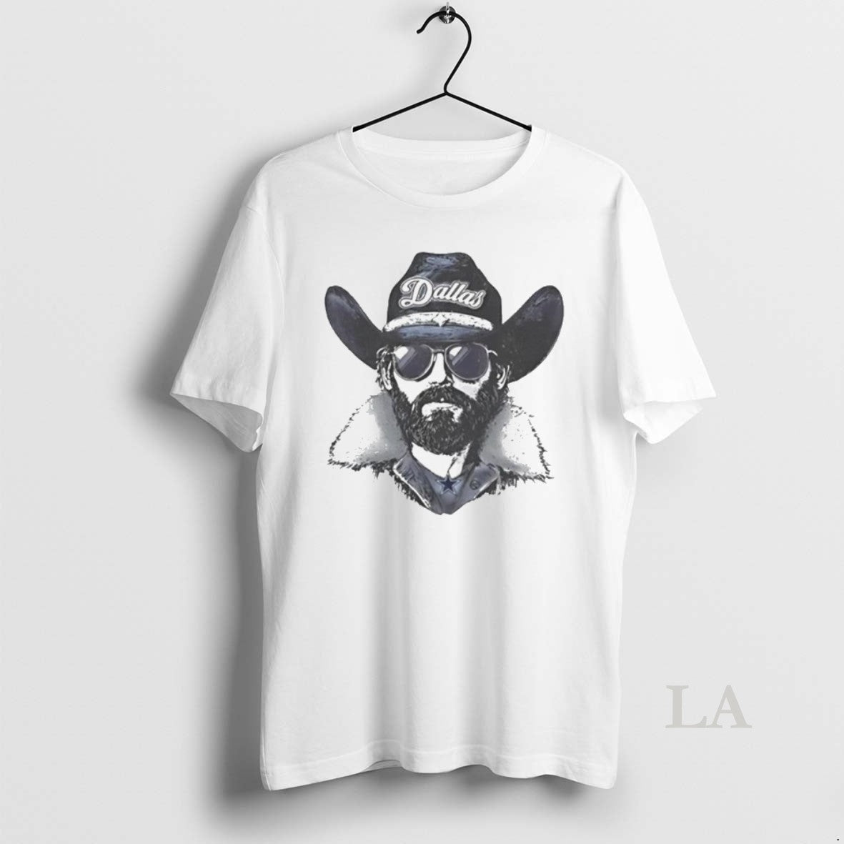 Original Dallas Cowboys Mascot Wearing A Beanie And Sunglasses