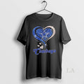 Original Dallas Cowboys Football In Glitter Heart Fans