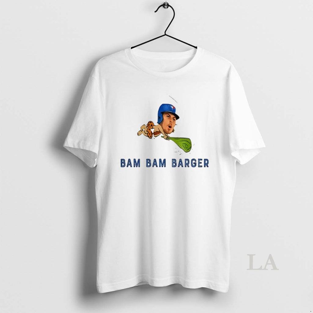 Original Davis Schneider Wearing A Bam Bam Barger Mlb