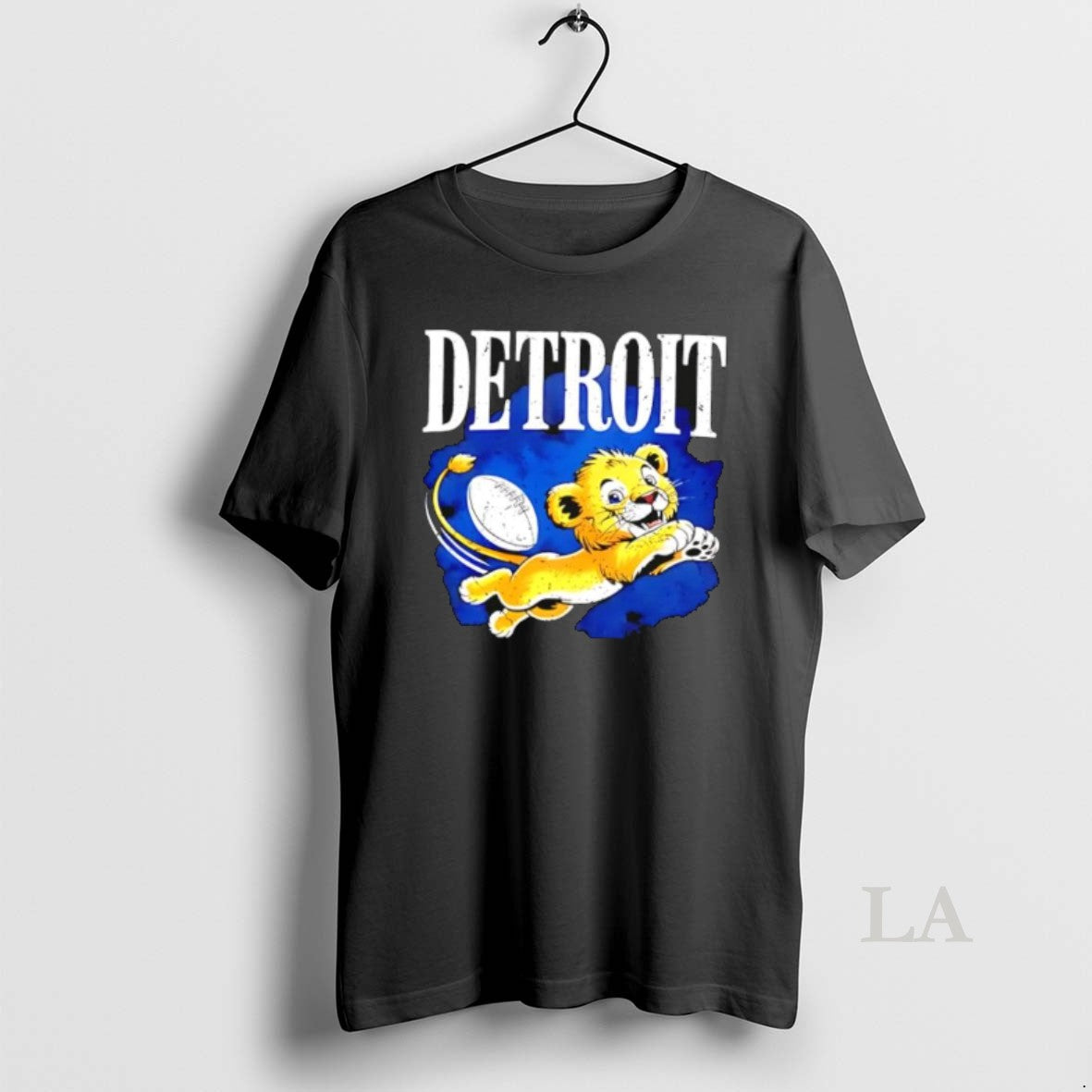 Original Detroit Lions Football Cute Cartoon Mascot