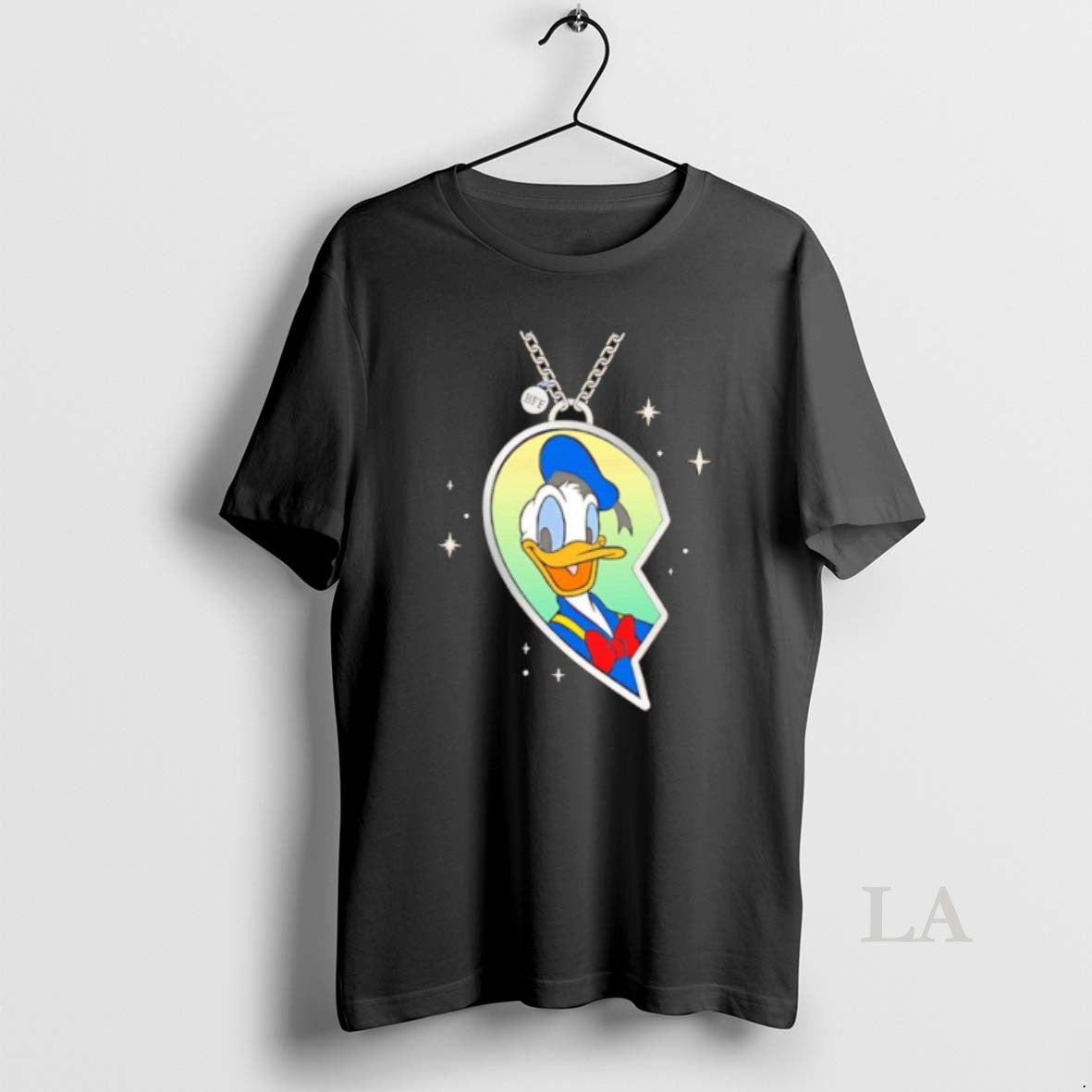 Original Donald Duck Best Friends Matching Heart Necklace