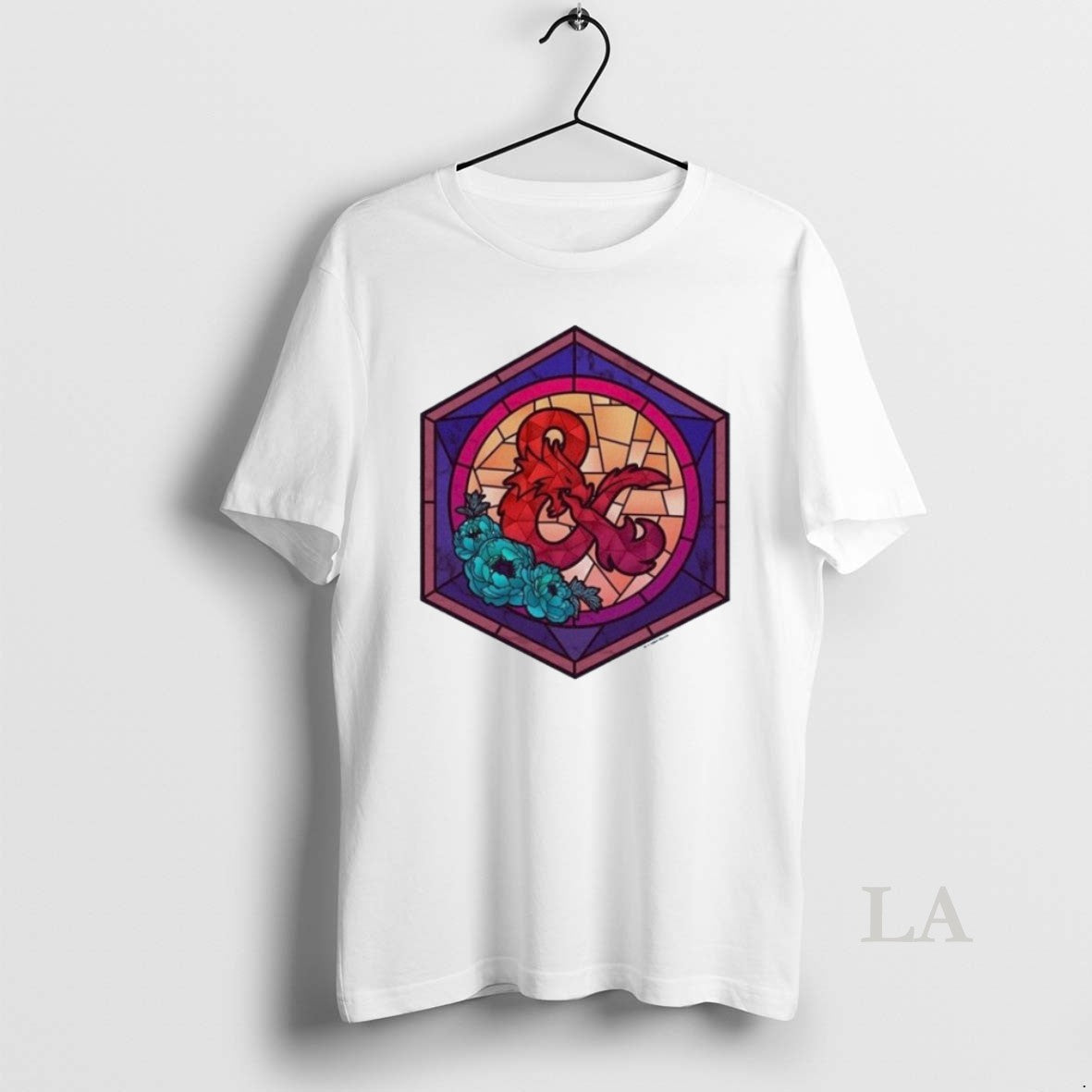 Original Dungeons Dragons Ampersand Stained Glass