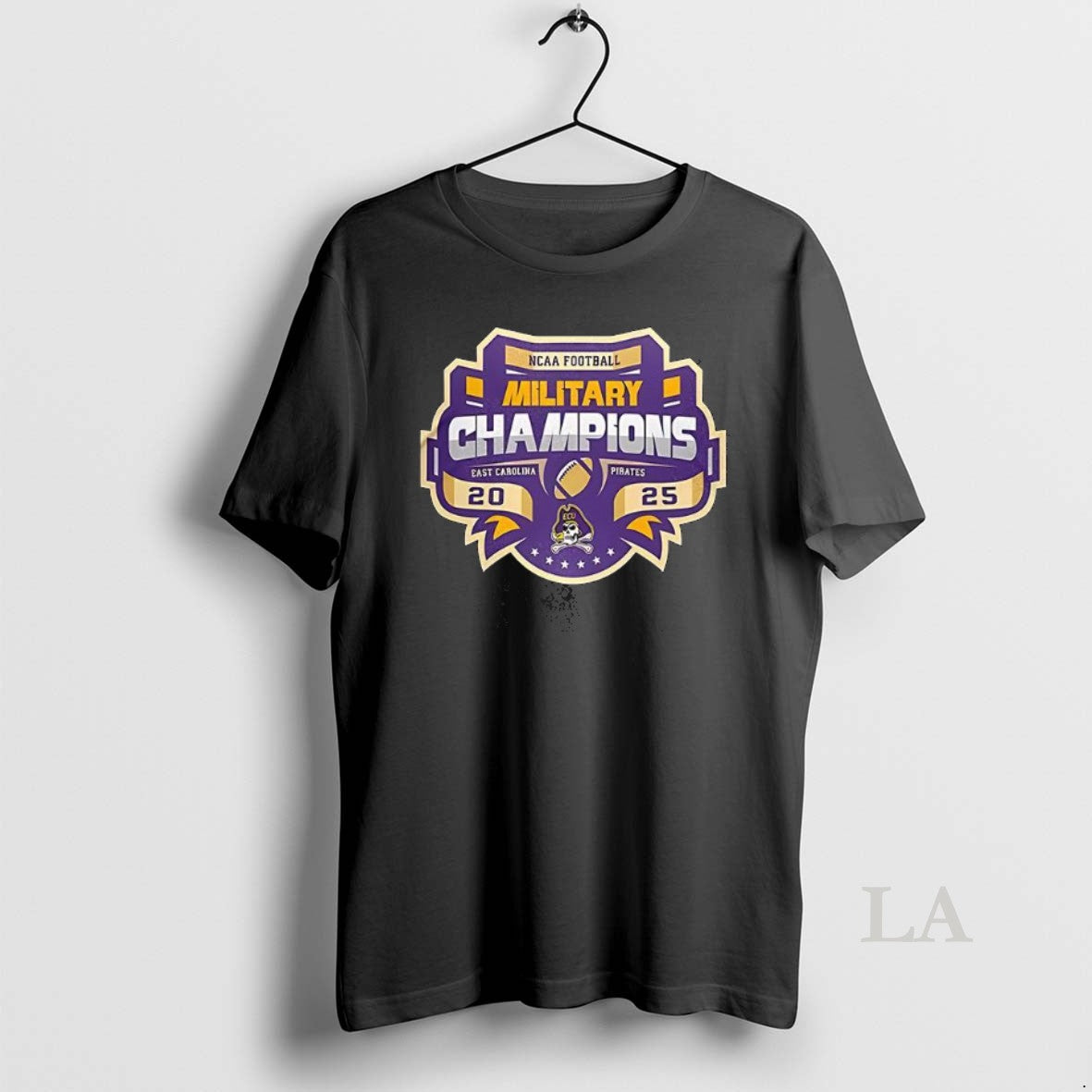 Original Ecu Football Ncaa Military Bowl Champions 2025 Logo