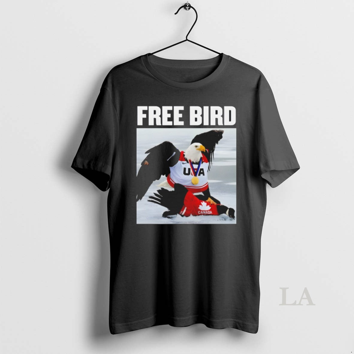 Original Eagles Free Bird Usa Hockey Olympic 2026 Milano Cortina