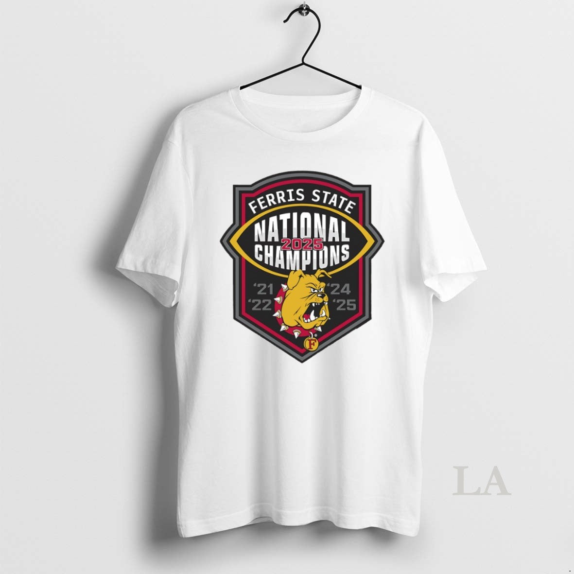 Original Ferris State Bulldogs 2025 National Champions Logo Circle