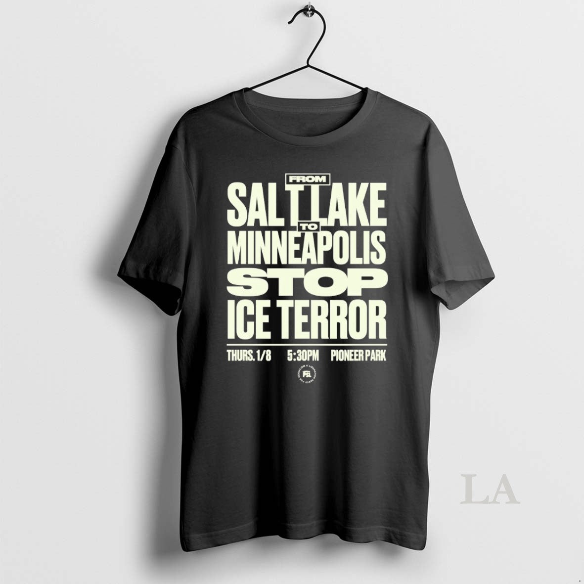 Original From Salt Lake To Minneapolis Stop Ice Terror Thurs 1 8 Pioneer Park