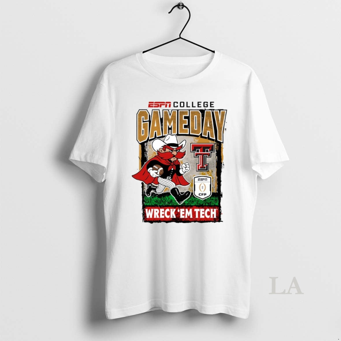 Original Gameday 2025 2026 Collge Football Playoff Texas Tech Red Raiders Mascot Circle
