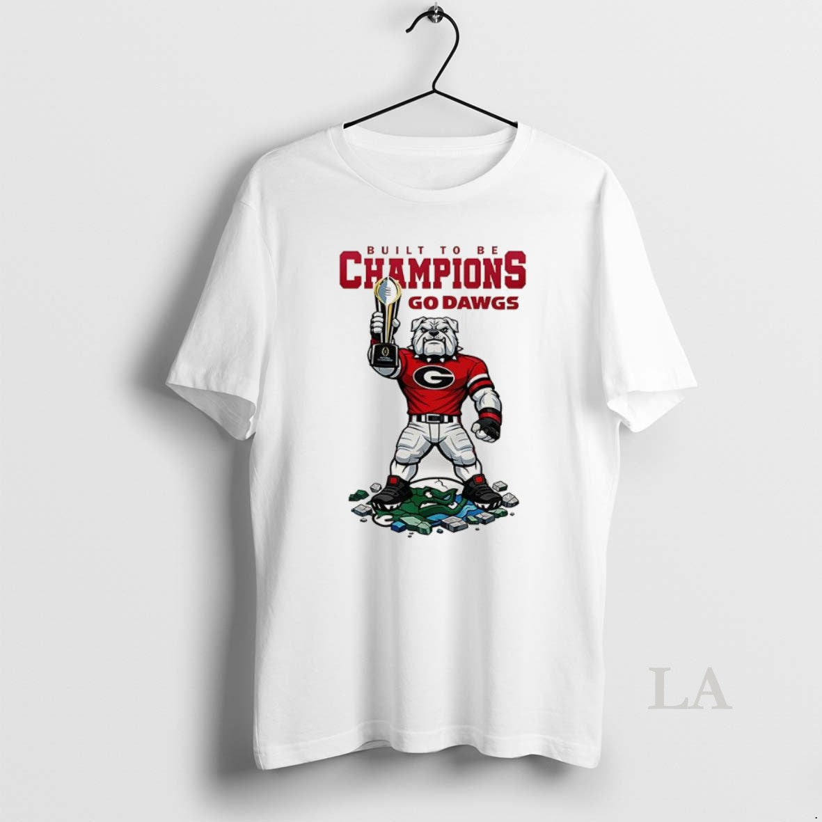 Original Georgia Bulldogs Cfp 2025 2026 Built To Be Champions Go Dawgs Mascot