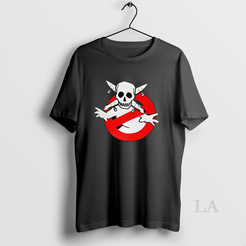 Original Ghostbusters Skull And Cross Parody Logo