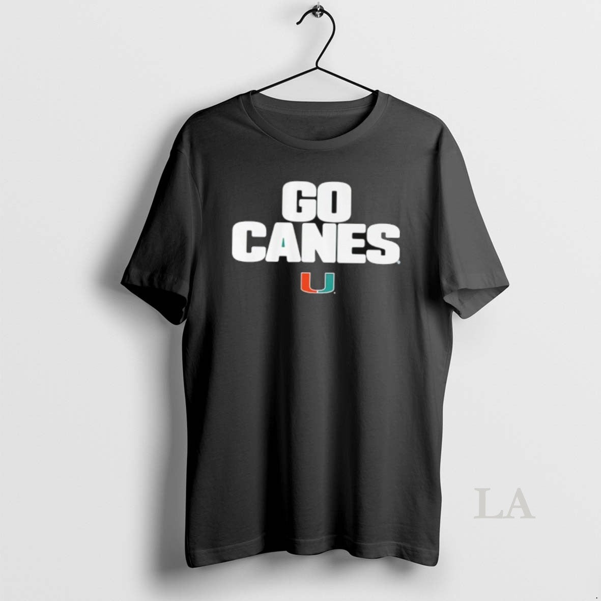 Original Go Canes Miami Hurricanes Orange Green Logo
