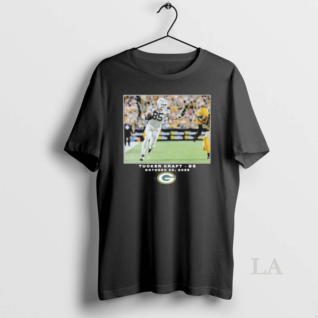 Original Green Bay Football Packers Tucker Kraft Flash Features Week 8