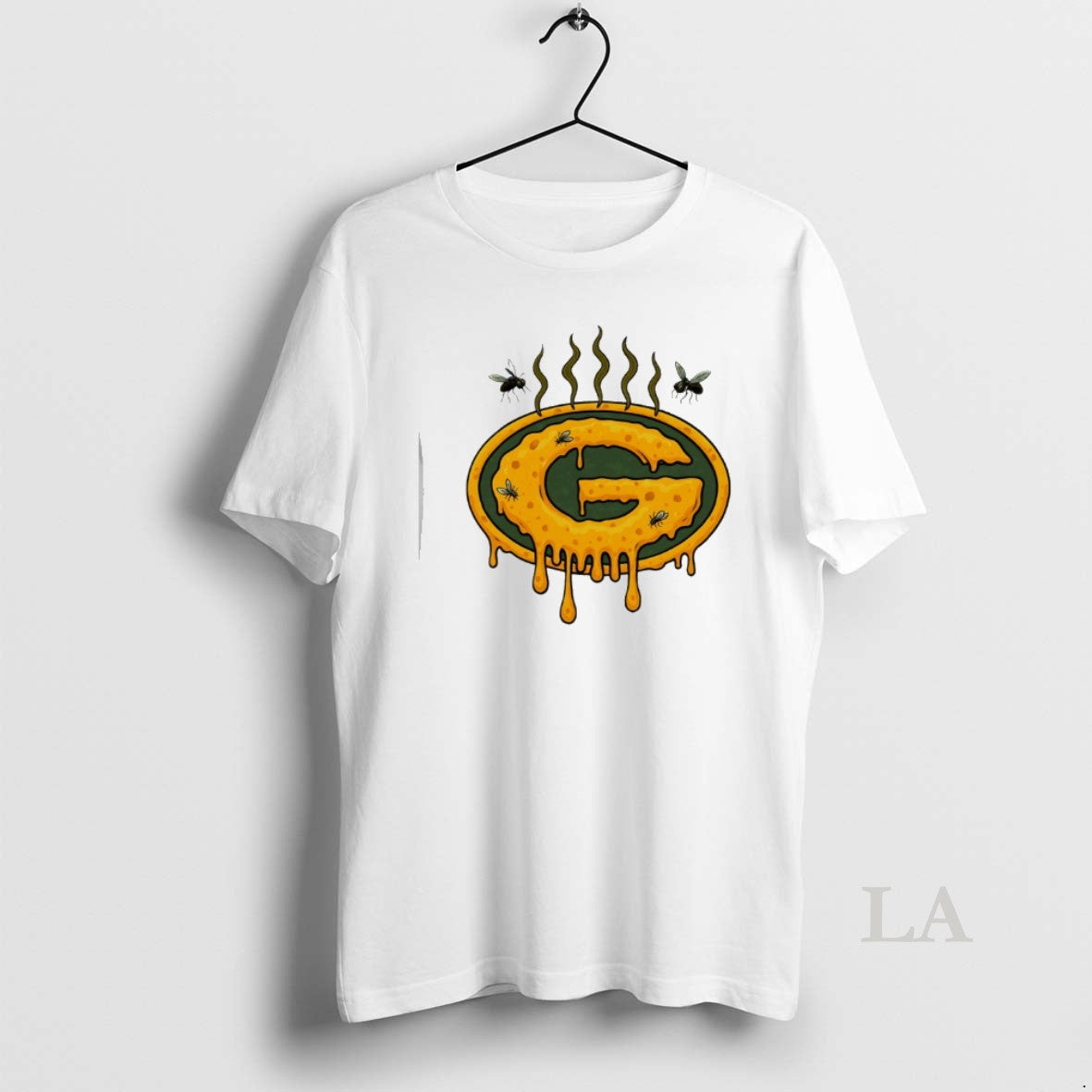 Original Green Bay Packers The Cheese Is Old And Moldy Logo