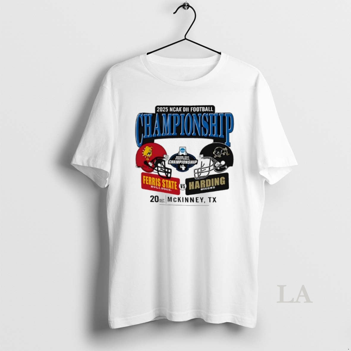 Original Harding Bisons Vs Ferris State Bulldogs 2026 Ncaa Division Ii Football Championship Game